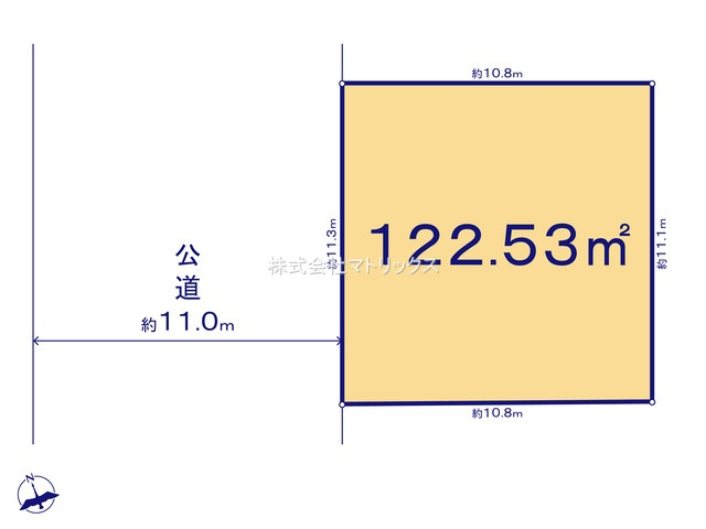 板橋区常盤台3丁目　土地37坪×建築条件なし　限定1区画の土地図|アパート参考プランございます♪