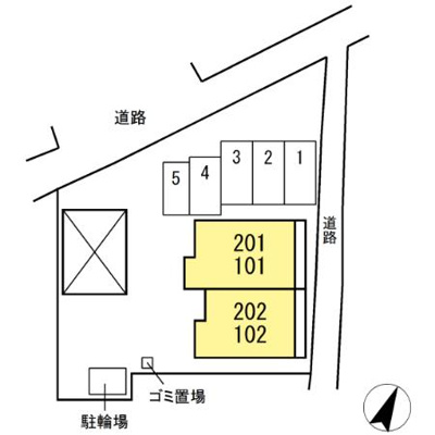 【区画図】 | ヴェルコートⅡ