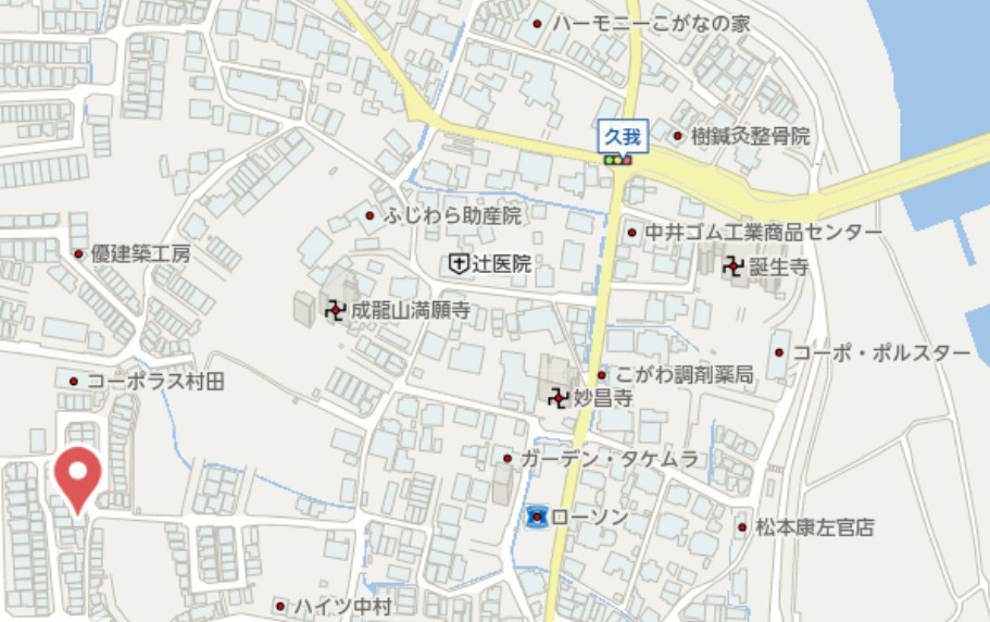 京都市伏見区久我御旅町　中古戸建の地図