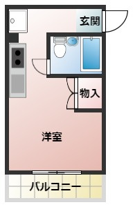 【間取り】 | ベルハウス壱番館