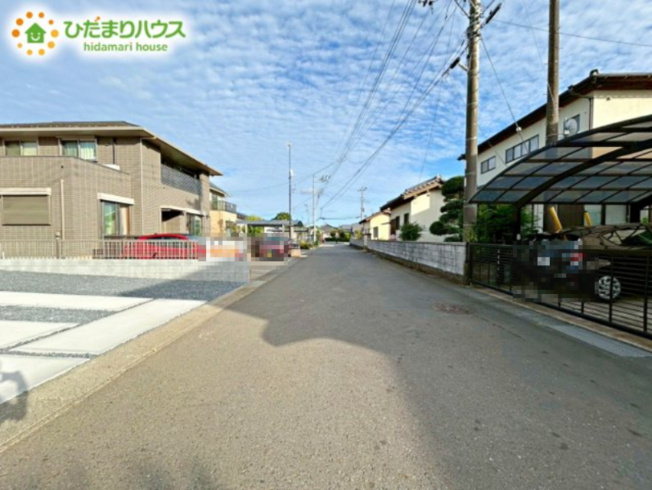 【前面道路含む現地写真】 | ひたちなか市武田1期　新築戸建　2号棟 | 閑静な住宅地で叶える静かな暮らし(^^)/