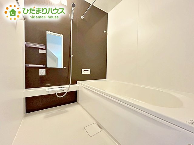 【浴室】 | ひたちなか市武田1期　新築戸建　2号棟 | ゆったり浸かれる広々バスルーム♪お子様とも一緒に入れます(^^)/