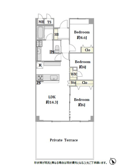 【間取り】 | 池田山第一マンションズ