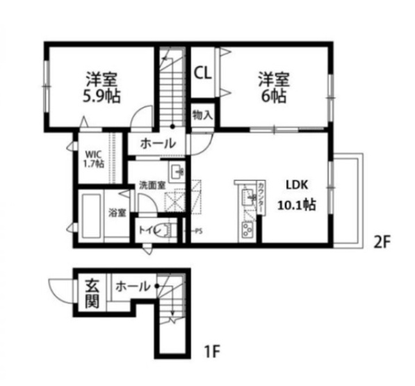 【間取り】 | ソレイユ白山Ⅱ | ◆初期費用最安値コミット！「もっとお得に賃貸」を叶えます♪
◆見積もりのセカンドオピニオンも開催中♪検討中の物件もお気軽に相談下さい。
※既にお申込み済みの場合はご遠慮下さい。
