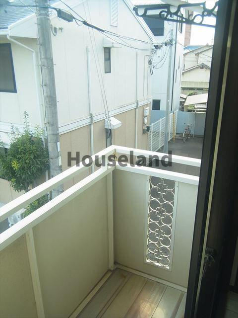 セジュールのざきＡ棟のバルコニー