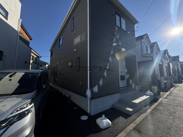 入間市扇台5丁目・全1棟　新築一戸建　～収納スペース充実～の区画図|カースペース1台分(車種による)