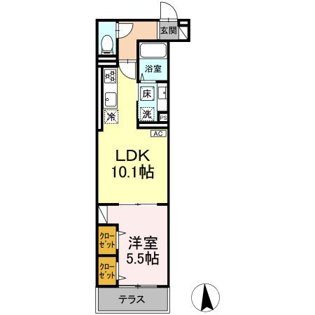 【間取り】 | Dアセット栄町