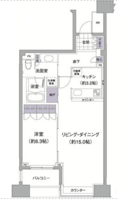 品川区上大崎２丁目の賃貸マンション