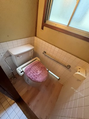 黒木桑原借家のトイレ|トイレです