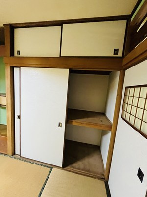 黒木桑原借家の収納|収納豊富です