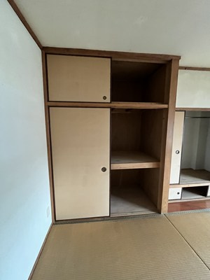 黒木桑原借家の収納|収納のためのスペースです