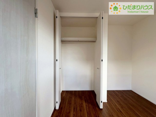 ひたちなか稲田10期　新築戸建　4号棟の収納|洋室B　収納