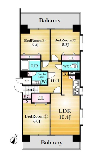【間取り】 | セザール赤塚ガーデン（成増店） | ※図面と現況が異なる場合は現況優先となります。