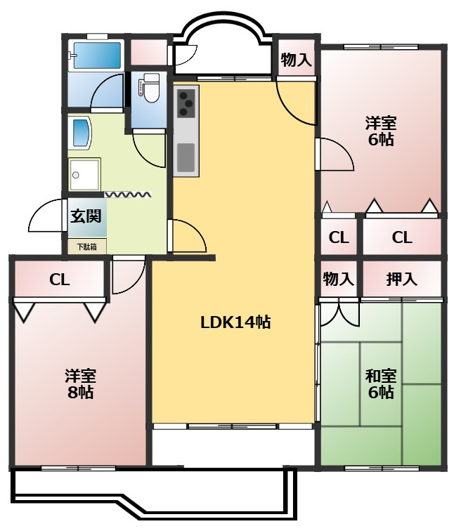 マボリシーハイツ17号棟の画像