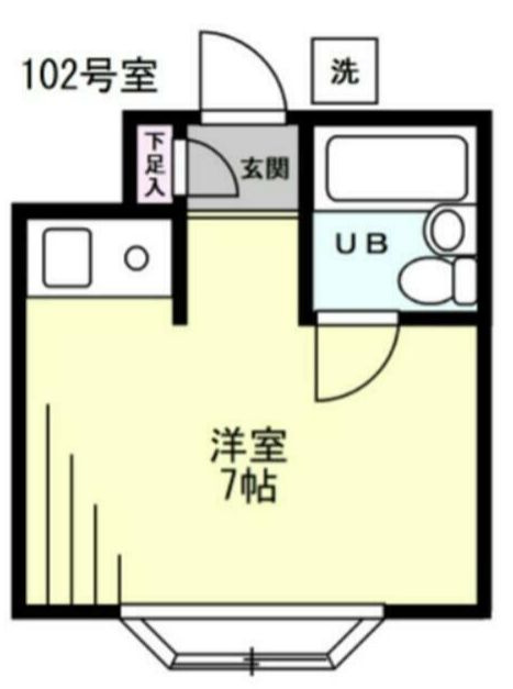 さいたま市浦和区岸町２丁目の賃貸マンションの間取り