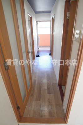 【玄関】 | ラシーヌコート菊水通 | 風の通る廊下