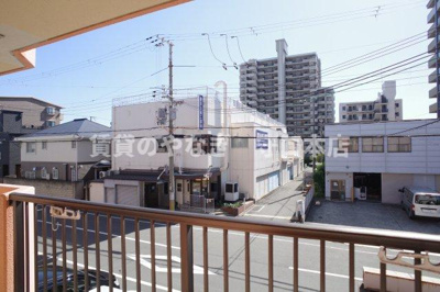【展望】 | ラシーヌコート菊水通 | 広いバルコニーです