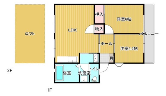グレースコーポ合川の間取り