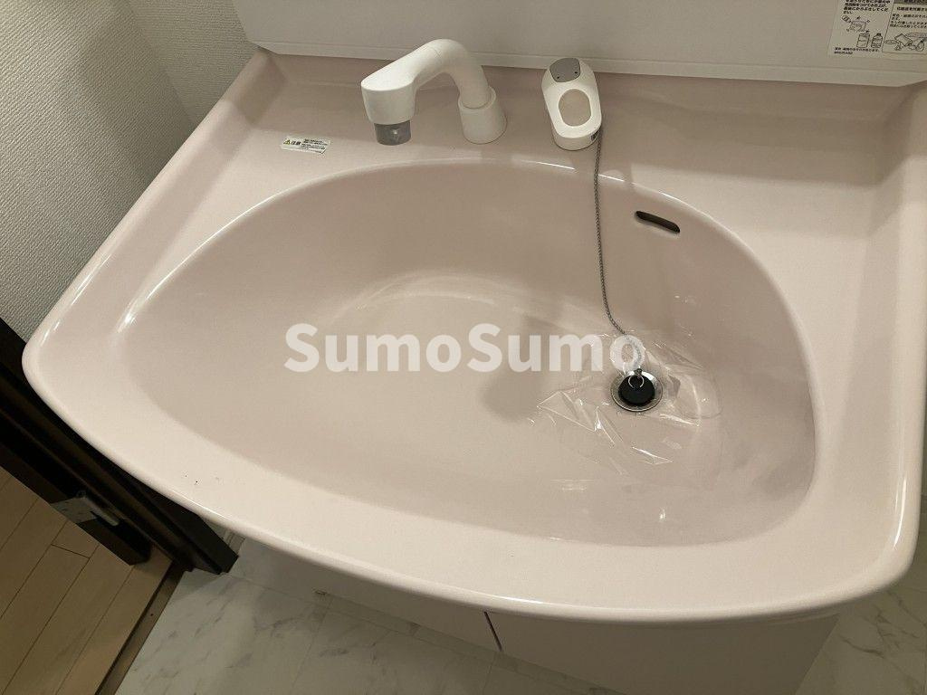 チェリーあいの洗面所|脱衣スペースもあります