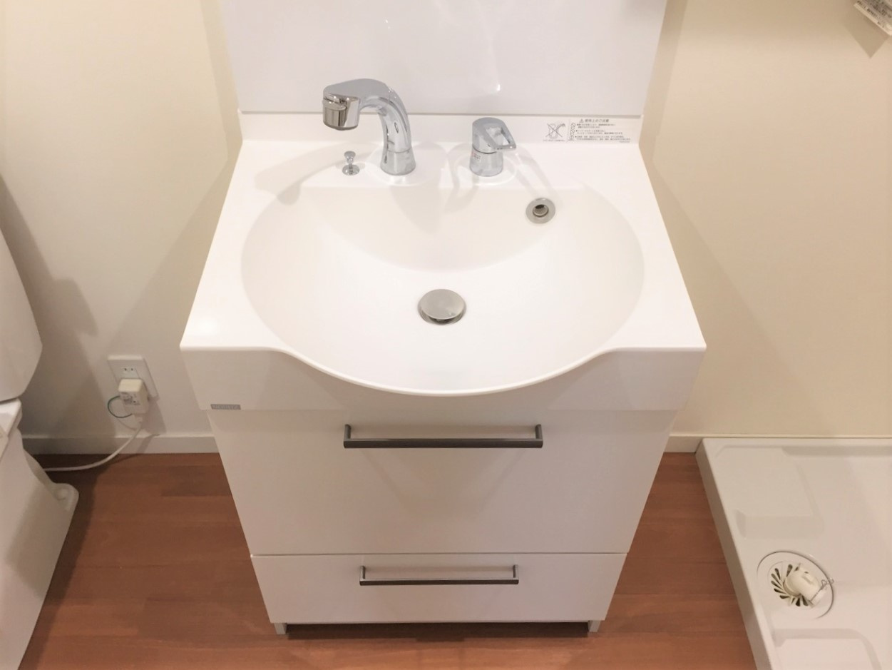 ハウスDENの独立洗面台