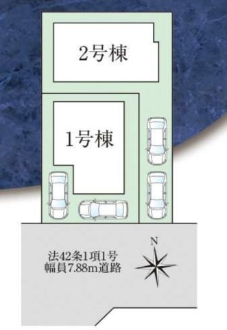 明石市大久保町山手台　第12期　新築一戸建ての区画図