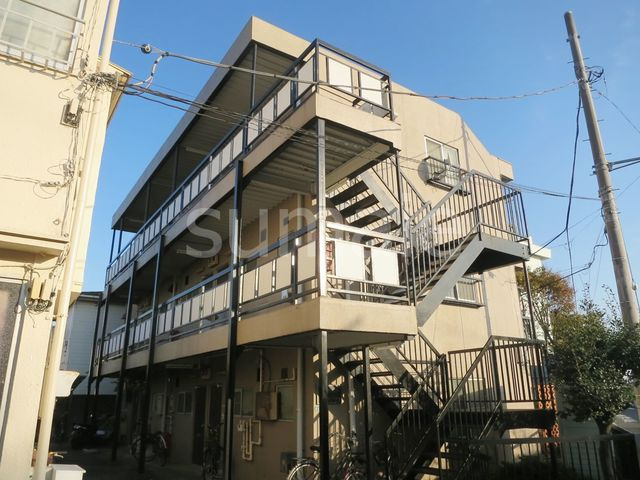 谷口マンションの外観|玄関側からの外見です。