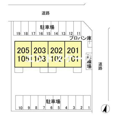 プレアデスの区画図|高崎、前橋、伊勢崎エリアのお部屋探しはエンドスケープまで！お客様の理想お聞かせ下さい♪