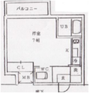 カスティーロ白山の間取り|カスティーロ白山