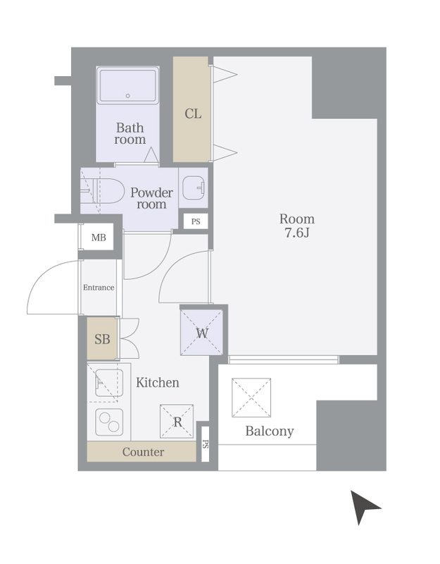 アイルプレミアム千駄木の間取り