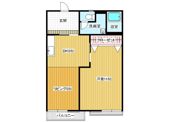 タウニィ・岩沢の間取り