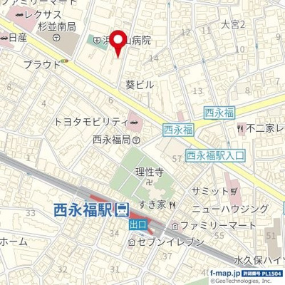 【地図】 | クラッシィハウス浜田山