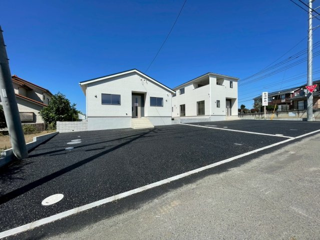 【前面道路含む現地写真】 | 前橋市富士見町時沢第10　2号棟　平屋