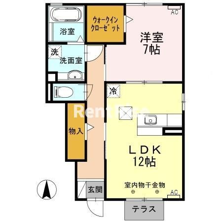 ヒルズⅡの間取り