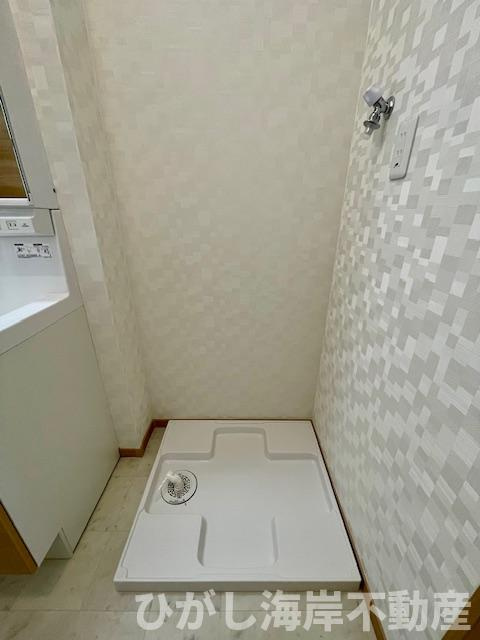 小田原市久野　新築戸建のランドリースペース|洗濯機置場