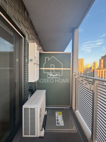 プレサンス江戸堀のバルコニー