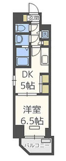 プレサンス江戸堀の間取り