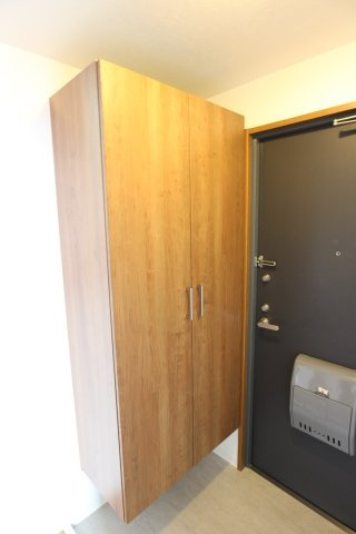 アルカディア八木の玄関|収納スペースを備えた玄関