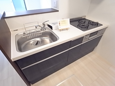 【キッチン】 | フルールコート | お料理しやすいキッチンです