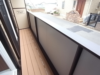 【バルコニー】 | フルールコート | 落ち着いた時間を過ごせるバルコニーです