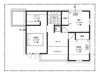 【参考プラン】 | 八幡市八幡舞台　土地 | 1階：LDK21.5帖
2階：洋室6.0帖・洋室5.0帖・洋室5.0帖・WIC3.0帖