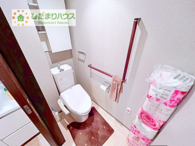 【トイレ】 | デュオセーヌつくばみらい | 手すり付きで安心のお手洗いです(^^)/