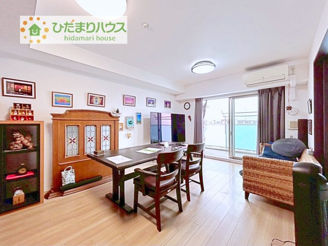 【居間・リビング】 | デュオセーヌつくばみらい | 風通しが良いため、夏は風を感じて涼しく過ごせます(^^♪