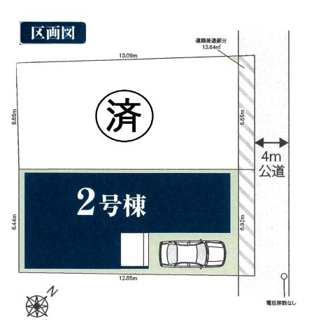仲介手数料無料　上尾市上町２丁目　新築戸建　全２棟の地図