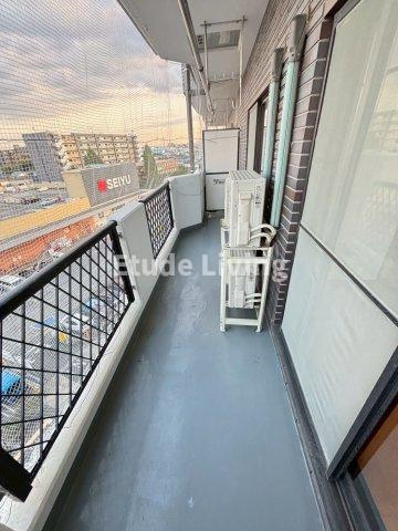 ピジョン田園のバルコニー