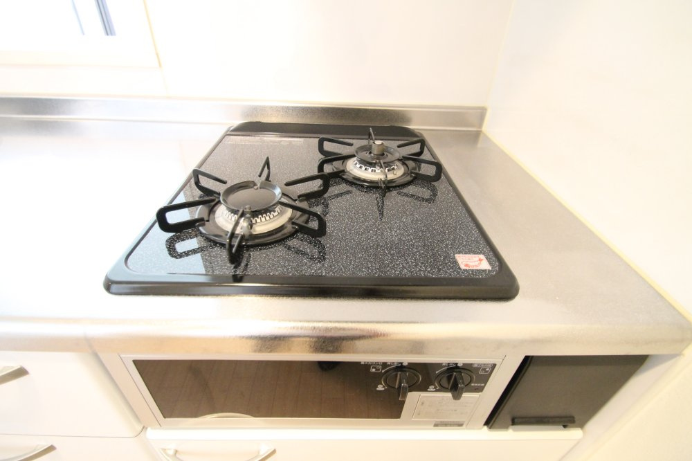 ラムール南森町アーバネックスのキッチン|ラムール南森町アーバネックス　２口ガスコンロ