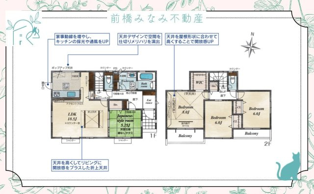 高崎市箕郷町上芝　１号棟(全２棟)　ブルーミングガーデン　新築建売分譲のその他