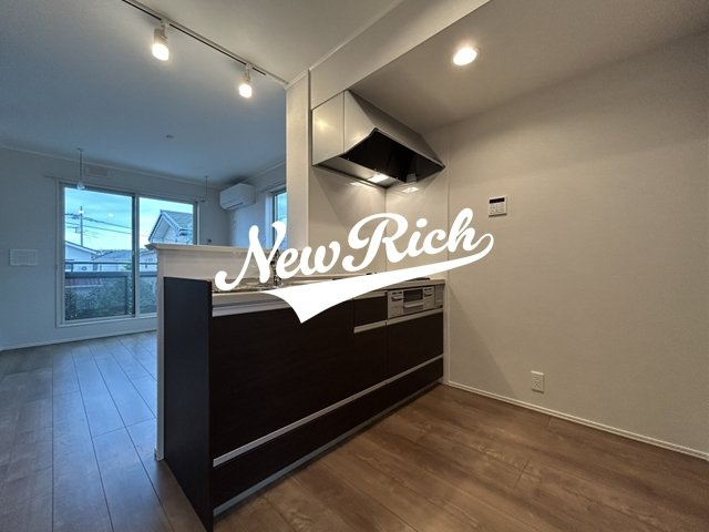 前橋市駒形町のアパートのバルコニー