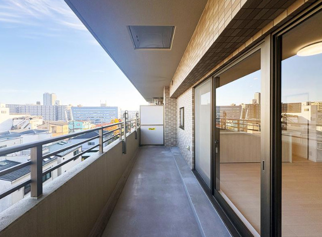 クリオレジダンス東京のバルコニー