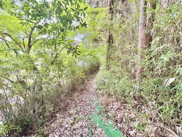 江戸崎甲中古戸建の前面道路含む現地写真