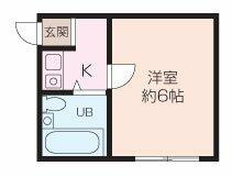 単身者向けの1Kです！